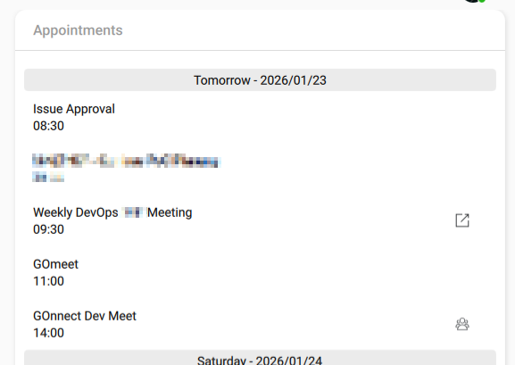 Appointments